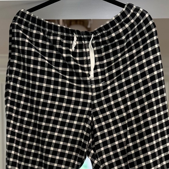 GAP BODY Black & White Plaid Flannel PJ Pants - Size XL - Picture 2 of 11